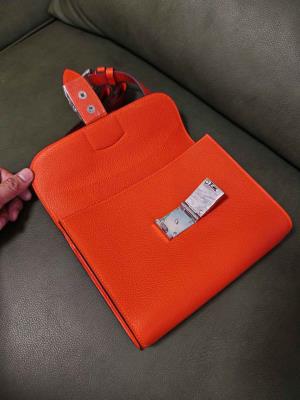 wholesale quality sac a depeches 21 togo orange h phw